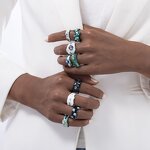 Enamel Ring Manufacturer - Hollow Oil Drip Vintage Ring