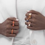 Adjustable Ring Manufacturer - Bowknot Oil Drip Enamel Ring