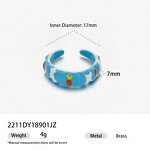 Enamel Ring Factory - Irregular Stacking Heart Rings