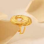 Chunky Ring Factory - Exaggerated Geometric Opening Ring