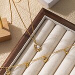 Pearl Pendant Necklace Manufacturer - Heart-shaped Shell Charm