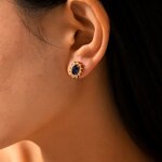 Sunflower Stud Earrings Manufacturer - CZ Zircon Earrings