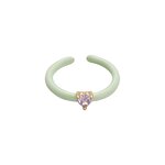 Stackable Ring Supplier - Cubic Zircon Enamel Ring