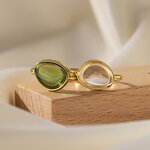 Adjustable Ring Manufacturer - Gold Plated Resin Ring