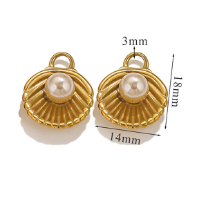 Cartoon Pendant Factory - Shell Fruit Pearl DIY Charms