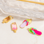 Ocean Pendant Factory - Enamel Oil Drop Pearl Pendant