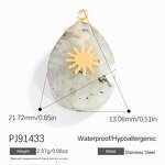 Bracelet Pendant Supplier - Iced Out Gold Charm Pendant