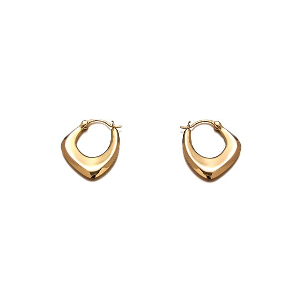 Hoop Earrings Factory - OEM Gold Plated Geometric Earrings