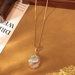 Pearl Necklace Manufacturer - Monet Garden Oil Drip Necklace