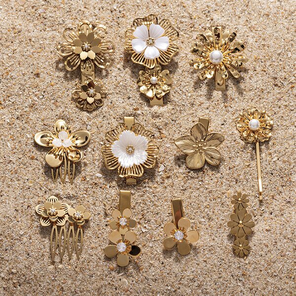 Hair Fork Manufacturer - Flower Design Sticky Hair Fork