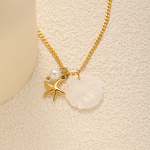 Starfish Necklace Manufacturer - Summer Shell Pendant Necklace