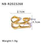 Adjustable Ring Supplier - Twist Chain Geometric Ring