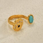 Flower Ring Factory - Devil Eye Open Adjustable Ring