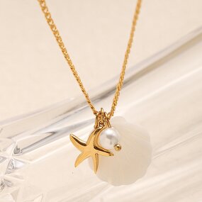 Starfish Necklace Manufacturer - Summer Shell Pendant Necklace