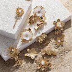 Hair Fork Manufacturer - Flower Design Sticky Hair Fork