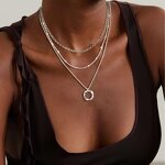 Paperclip Necklace Manufacturer - O Round Wave Choker