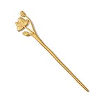 Hairpin Supplier - Blooming Flower Hairpin Stick Fork
