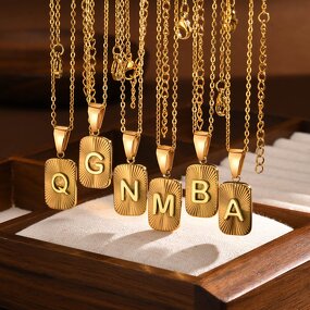 Alphabet Pendant Supplier - DIY Initial Letter Charm