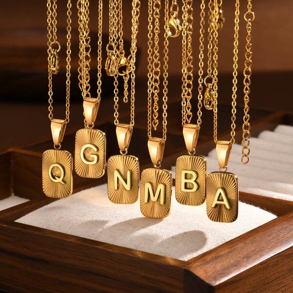 Alphabet Pendant Supplier - DIY Initial Letter Charm