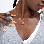 Snake Pendant Necklace Supplier - Twisted Chain Charm Necklace