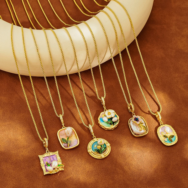 Oil Drip Necklace Supplier - Baroque Freshwater Pearl Necklace