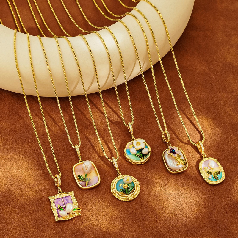 Oil Drip Necklace Supplier - Baroque Freshwater Pearl Necklace