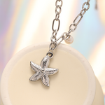 Pendant Necklace Factory - Ocean Starfish Pearl Necklace