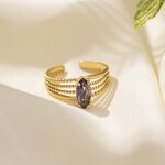 Stainless Steel Ring Manufacturer - OEM Gold Plated Heart Ring