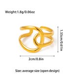 Open Finger Ring Factory - Water Drop Hollow Ring