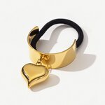 Hair Tie Factory - Vintage Heart Shaped Metal Hair Tie