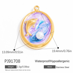 DIY Jewelry Pendant Manufacturer - Gold Plated Pearl Pendants