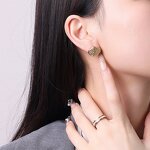 Shell Stud Earrings Factory - Gold Plated Beach Earrings