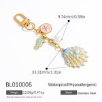 Seashell Pendant Supplier - DIY Conch Zircon Charm