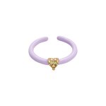Stackable Ring Supplier - Cubic Zircon Enamel Ring