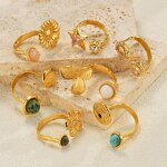 Flower Ring Factory - Devil Eye Open Adjustable Ring