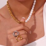 Punk Jewelry Set Supplier - Chunky Choker Earrings Bracelet