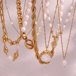 Flower Jewelry Set Factory - Pearl Open Adjustable Ring Set