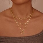Paperclip Necklace Manufacturer - O Round Wave Choker