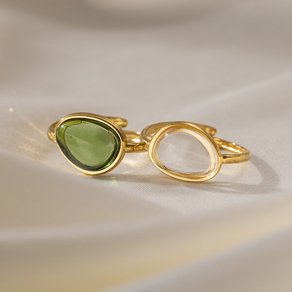 Adjustable Ring Manufacturer - Gold Plated Resin Ring