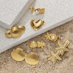 Hair Clip Factory - Ocean Starfish Shell Hair Clip