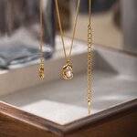 Pearl Pendant Necklace Manufacturer - Heart-shaped Shell Charm