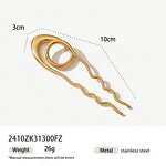 Hair Fork Manufacturer - Glossy Knotted Twisted Hair Fork