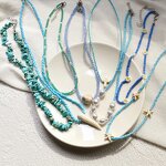 Beaded Choker Supplier - Bohemian Natural Stone Necklace