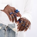 Enamel Ring Supplier - Hollow Glass Pearl Brass Ring