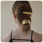 Hair Ties Supplier - Gold Plated Geometric Hair Bands
