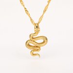 Snake Pendant Necklace Supplier - Twisted Chain Charm Necklace