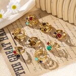 Gemstone Ring Factory - Open Ring with Natural Stone