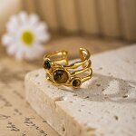 Gemstone Ring Factory - Open Ring with Natural Stone