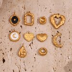 Engraved Pendant Manufacturer - Custom Heart Moon Charm