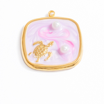 DIY Jewelry Pendant Manufacturer - Gold Plated Pearl Pendants